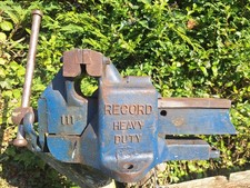 Used Record 111 Quick Release 5" Jaw Engineers Blacksmith Bench Vice FREE UK P&P