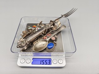 155g Silber 925er 800er & 835er und 13 Lot Silber Besteck echt Silber Schmuck