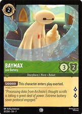 Baymax Low Battery 87/204 Archazia's Island Disney Lorcana 008982