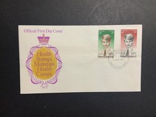 Nuova Zelanda 1973 FDC 1° giorno copertina francobolli salute principe Edoardo