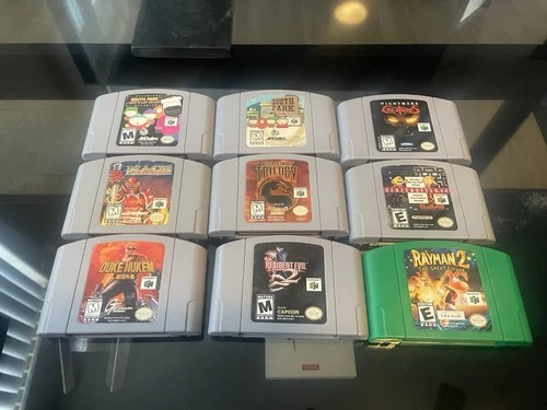 New ListingN64 Game Lot. Authentic And Tested ! Resident Evil, South Park Etc