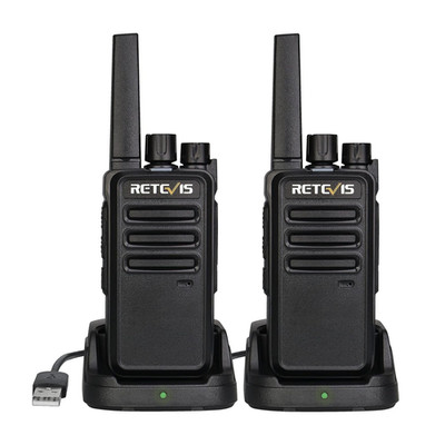 2* Retevis RT68 Walkie Talkies Long Range 1200mAh Rechargeable VOX Two Way Radio