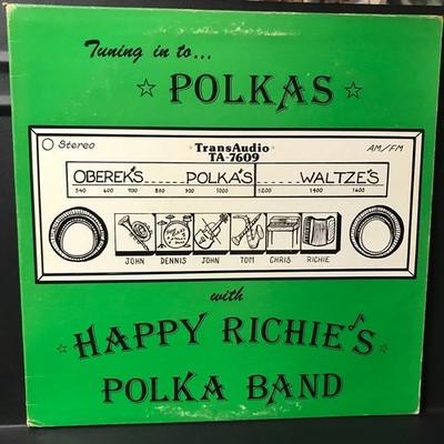Happy Richie's POLKA  BAND Tuning In TRANS AUDIO Polish Vinyl Lp Record STEREO