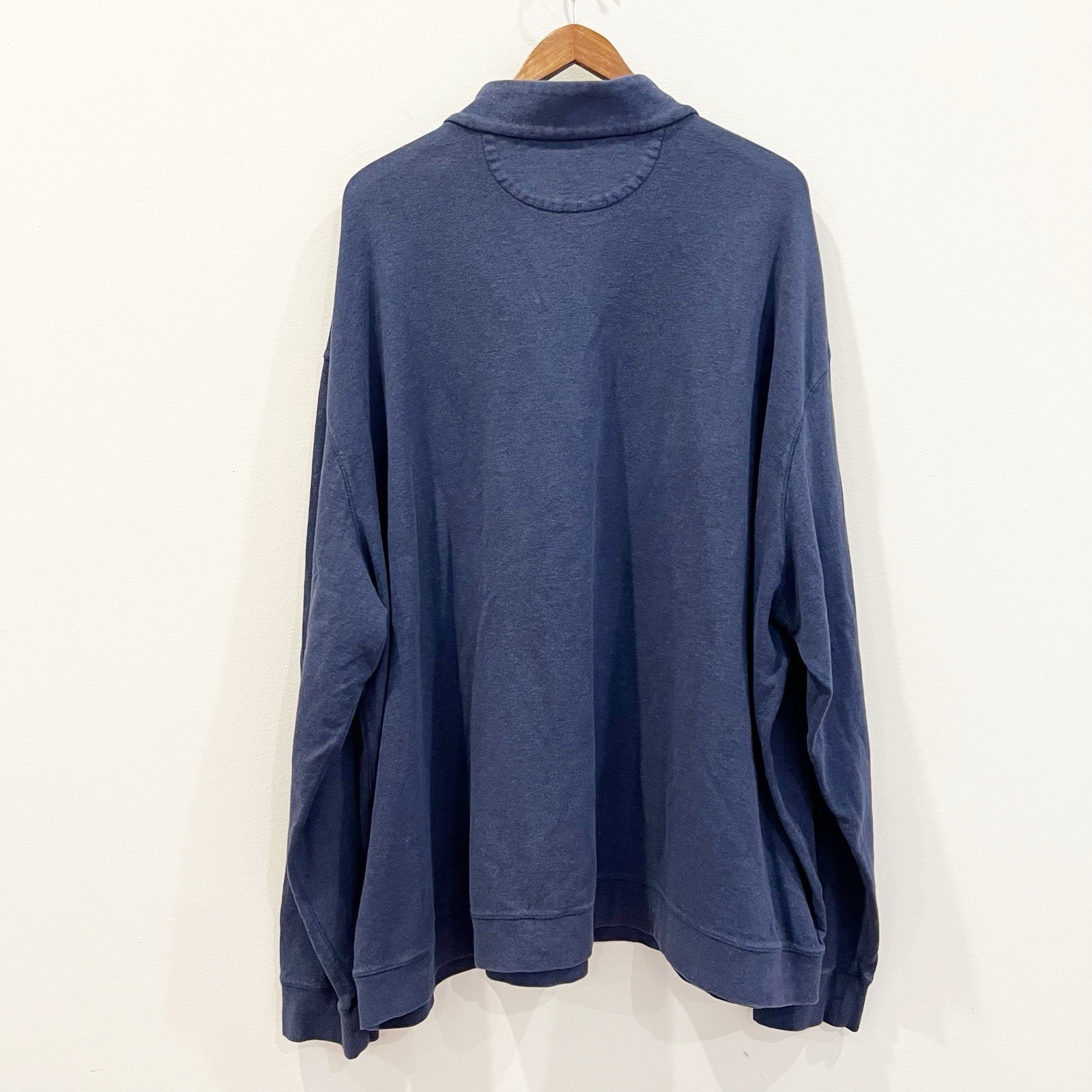 Ralph Lauren Polo Felpa Uomo 4XB Blu 1 4 Zip Pony Logo Classico Preppy