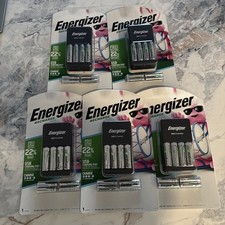 Energizer Recharge Plus USB Charging Port with 4 AA 4 AAA Batteries NEW SEAL