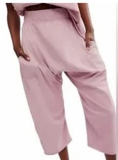 FREE PEOPLE FP MOVEMENT HOT SHOT RELAXED HAREM PANTS S/P Cropped Lounge