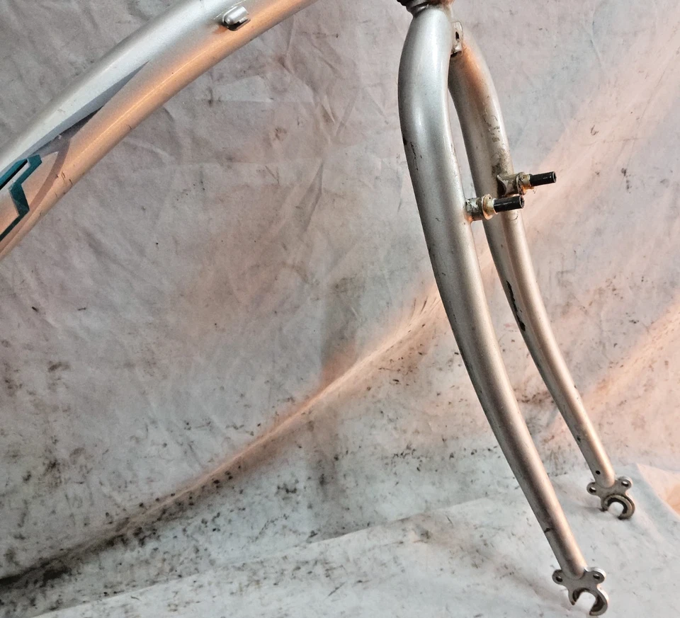 Juego de cuadro de bicicleta híbrida GT Slipstream 1999 20" grande rígido 4130 acero cromado ~ Foto 3 de 4