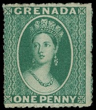 Grenada Scott 1a Gibbons 1 Mint Stamp with Sismondo certificate 