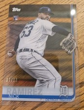 2019 Topps Update Clear Nick Ramirez 07/10 SSP Case Hit