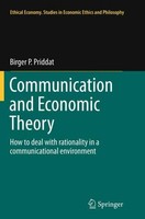 Communication And Economic Theory Birger P. Priddat