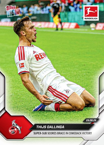 Thijs Dallinga - 2026-27 Bundesliga Topps NOW® - Card 8