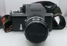 Works Nikon F 35mm Film Camera Nikkor-s Lens From JAPAN