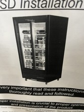 TRUE Model GDM-11SD Glass Door  Refrigerated Merchandiser With Sliding Doors 