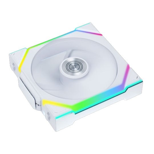 120mm Lian Li UNI FAN SL Wireless, White ARGB, 7-Blade, 2000RPM, 69.8CFM, FDB, L