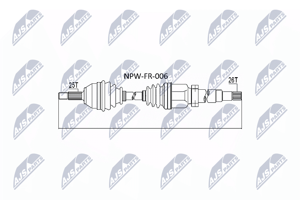 Nty Driveshaft For Ford Focus I 1.8Di/Tdi/Tddi, 2.0 98-04 /Right - Image 3