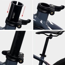 Clip Seat Post Tube Black Bicycle Bike Tool Shim Sleeve Reducer Adapter