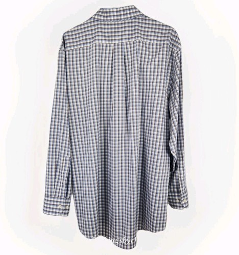 Stafford Travel Oxford Dress Shirt Mens 17½ (34-35) Stretch Wrinkle Free NWOT - Picture 3 of 6