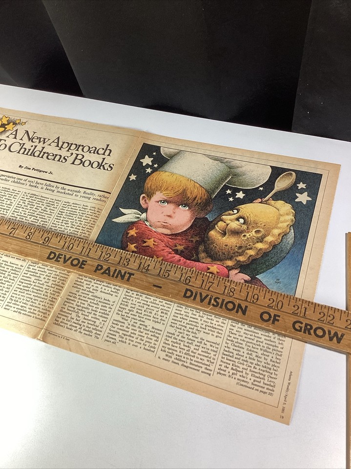 Atlanta GA Print Article 1981 AJC Childrens’ Books Authors Burch