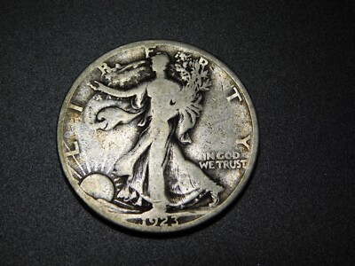 OLD SILVER  US COIN 1923 S WALKING LIBERTY HALF DOLLAR