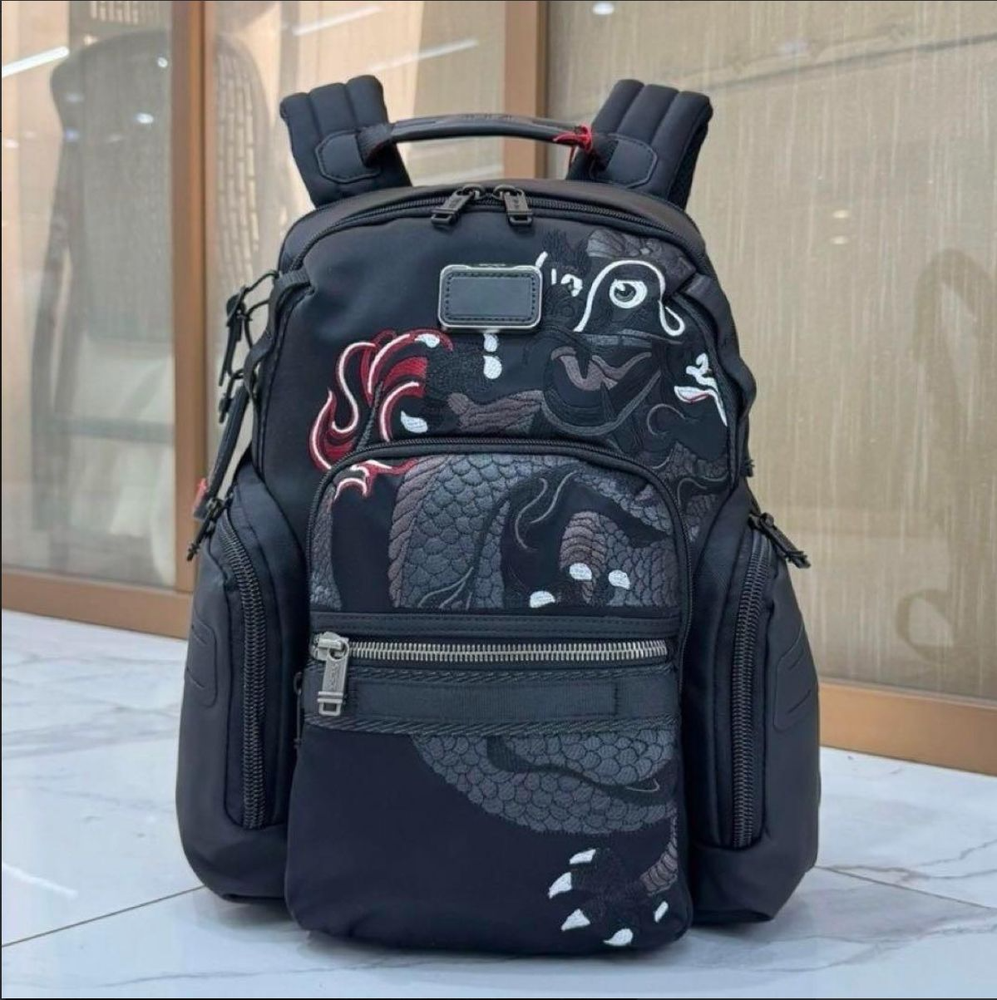 TUMI “Navigating” Backpack Dragon Print 232793 from japan