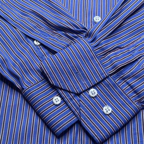 Salvatore Ferragamo Striped L/S Multi Color Made In Italy Mens Size L Large - Picture 23 of 23