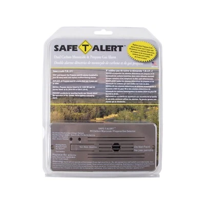 2GIG Safe-T-Alert RV Dual Carbon Monoxide & Propane Gas Detector Alarm | 12V Safety