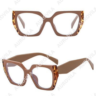 Designer Oversized Square TR90 Reading Glasses Readers for Women +0.5~6.0