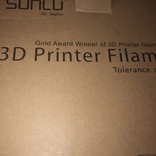 SUNLU PLA 3D PRINTER FILEMENT 1.75MM Grey NEW