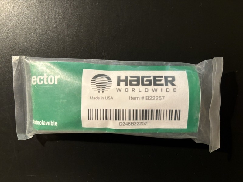 HAGER B22257 BULL FROG MINI VAC SALIVA EJECTOR w SWIVEL SS AUTOCLAVABLE NEW!!!!