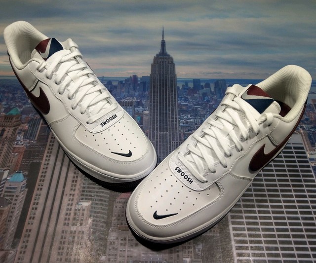 Size 10.5 - Nike Air Force 1 '07 LV8 White Night Maroon for sale online | eBay