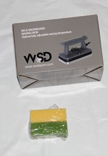 Ski Snowboard Wax Iron Tune Up Waxing Iron Textured Dimpled GRAY 80 gram wax