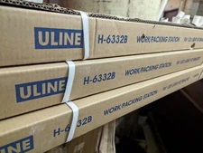Uline H-6332B work/packing station 96 inch LED light kit bracket
