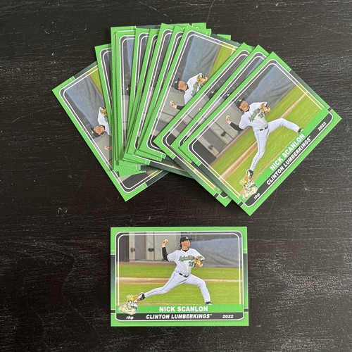 nick scanlon 2022 clinton lumberkings x16 card lot