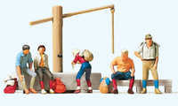 Preiser 10441 Rastende Am Dorfbrunnen 5 Figuren H0 1:87 Neu