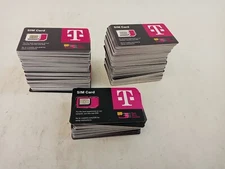 237 NEW T-Mobile 4G 5G LTE Sim Card Tmobile TRIPLE CUT  Mixed Dates