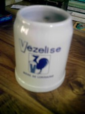 Verre chope bière Vezelise bière de Lorraine