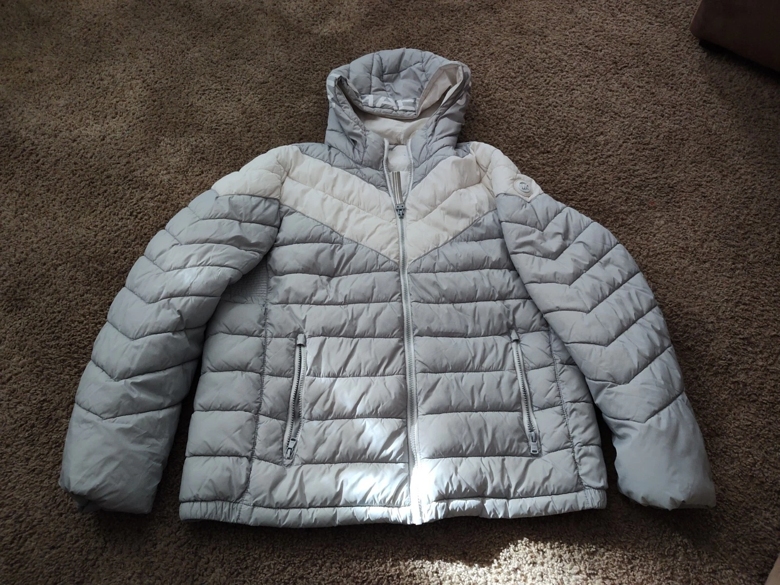 Michael Kors Down Puffer Jacket Microlight Packable Winter Coat