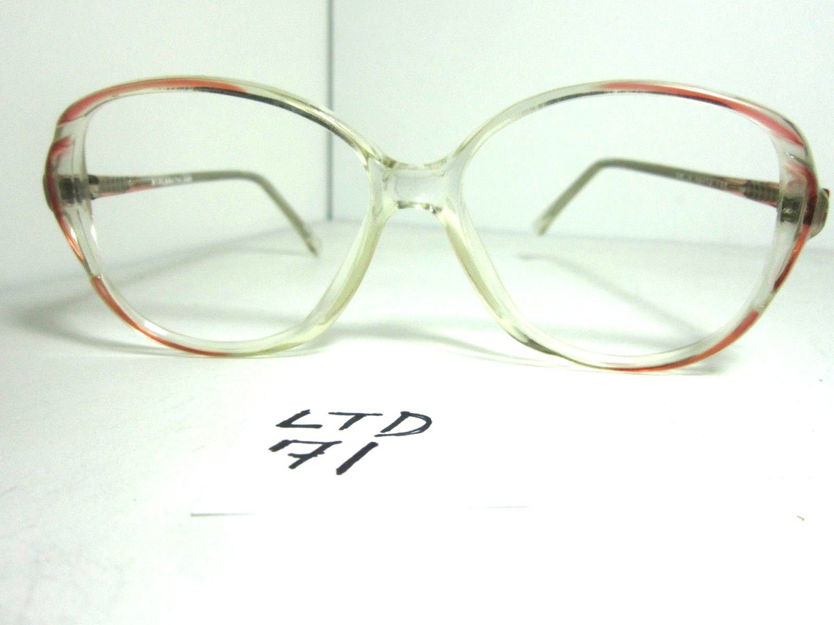 Vintage Diplomat Lana Red Clear Eyeglass Frame | eBay display picture 3