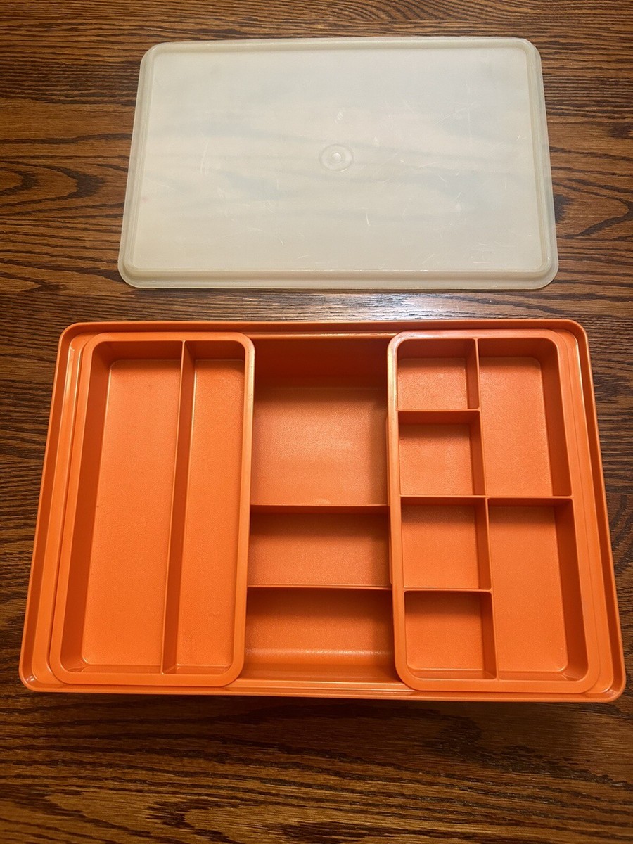 Vintage Tupperware Tuppercraft Sewing Craft Tackle Box