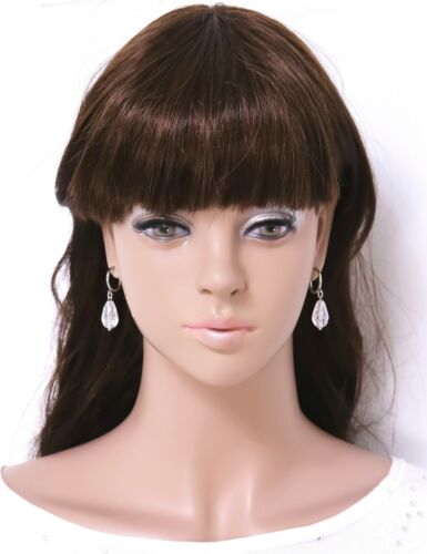 #E118C NON-PIERCING Spring CLIP-ON EARRINGS 1.7cm Teardrop look like pierced - Picture 8 of 10