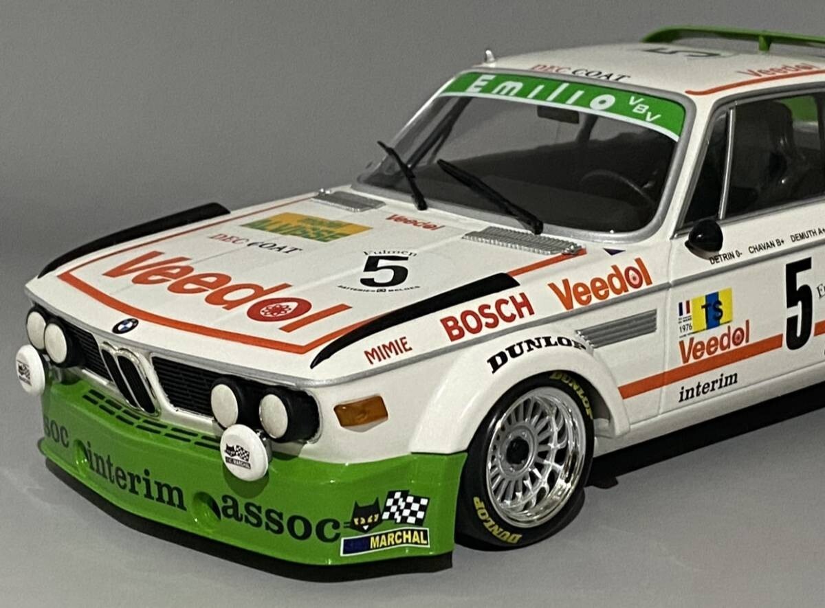 1/18 MINICHAMPS BMW 3.0 CSL Assoc Interim #5 Winners 24H Spa 1/18 MINICHAMPS BMW 3.0 CSL Assoc Interim #5 Winners 24H Spa