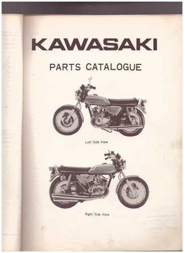 Catalogo ricambi - Parts Catalogue - Kawasaki 500 H1 B 1971 - Imagen 2 de 6