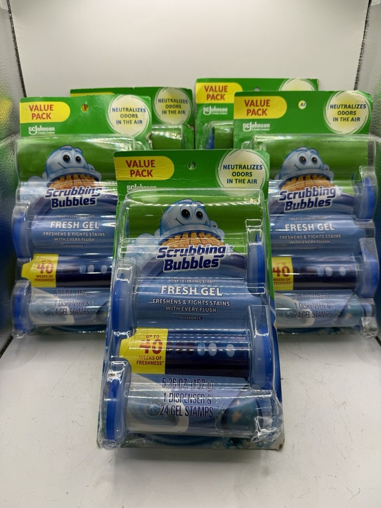 Scrubbing Bubbles Fresh Gel Toilet Stamps (5)