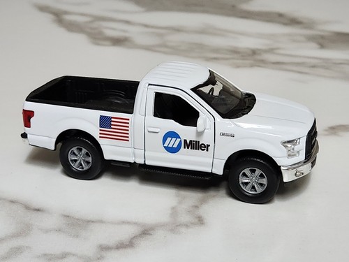 Miller Welding White 2015 Ford F-150 Regular Cab Work Truck 1:32 Collectible - Picture 3 of 15