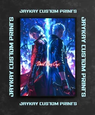 Dante Vergil Devil May Cry Capcom Poster Print - No Frame