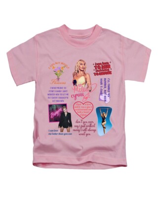 Miley Cyrus Montage Kinder T-Shirt Süß Miley Tee Oberteil Kinder Neu