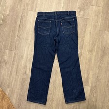 Vintage 80s Orange Tab Levi  s Dark Blue Jeans
