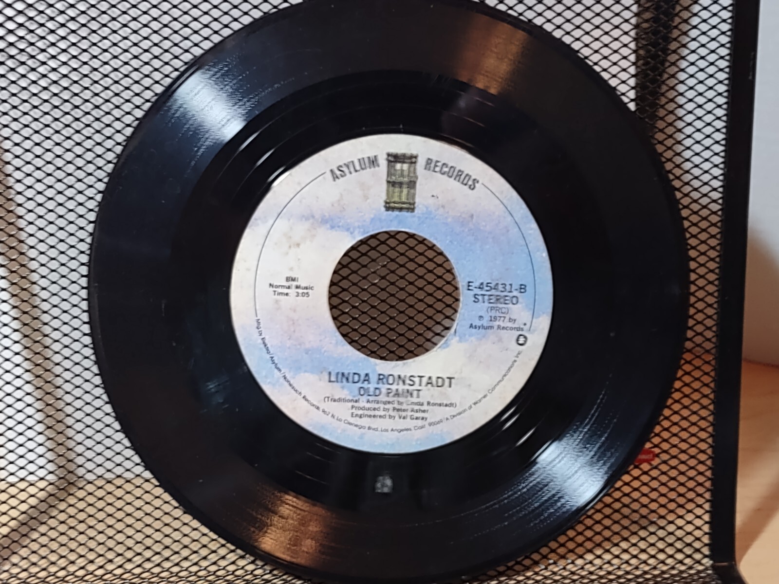 Linda Ronstadt Blue Bayou/Old Paint Asylum 45 RPM eBay