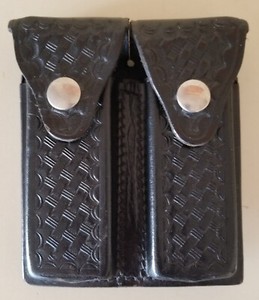 Vintage Safety Speed Dual Clip Holster Montebello California. Police. [B3 518]