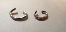 Galvanized Or Stainless Steel 38 - 12 Blunt Tip Hog Rings. Qty. 100 Or 1 Lb